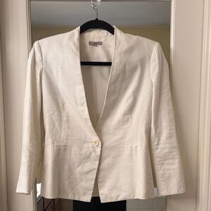 Helmut Lang Cream Women's Blazer
